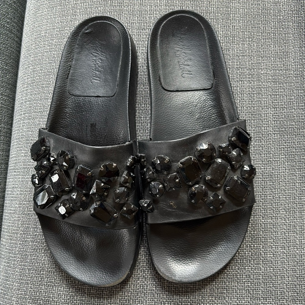Loeffler Randall comfy slides